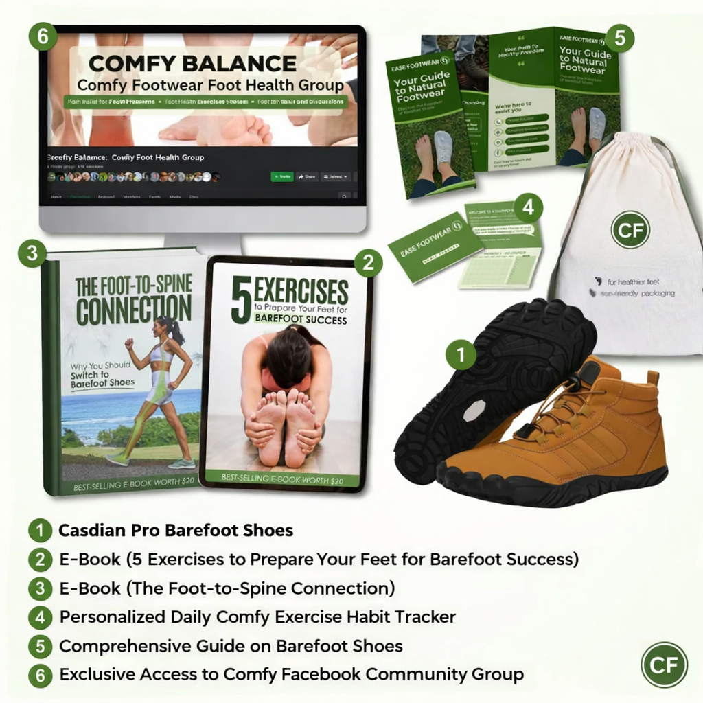 Casdian Pro - All-Day Comfort & Pain-Free Barefoot Shoes (Unisex)