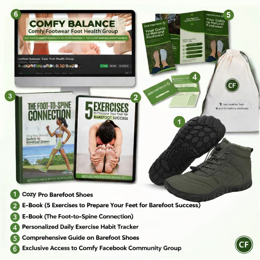 Cozy Pro - All-Day Comfort & Pain-Free Barefoot Shoes (Unisex)