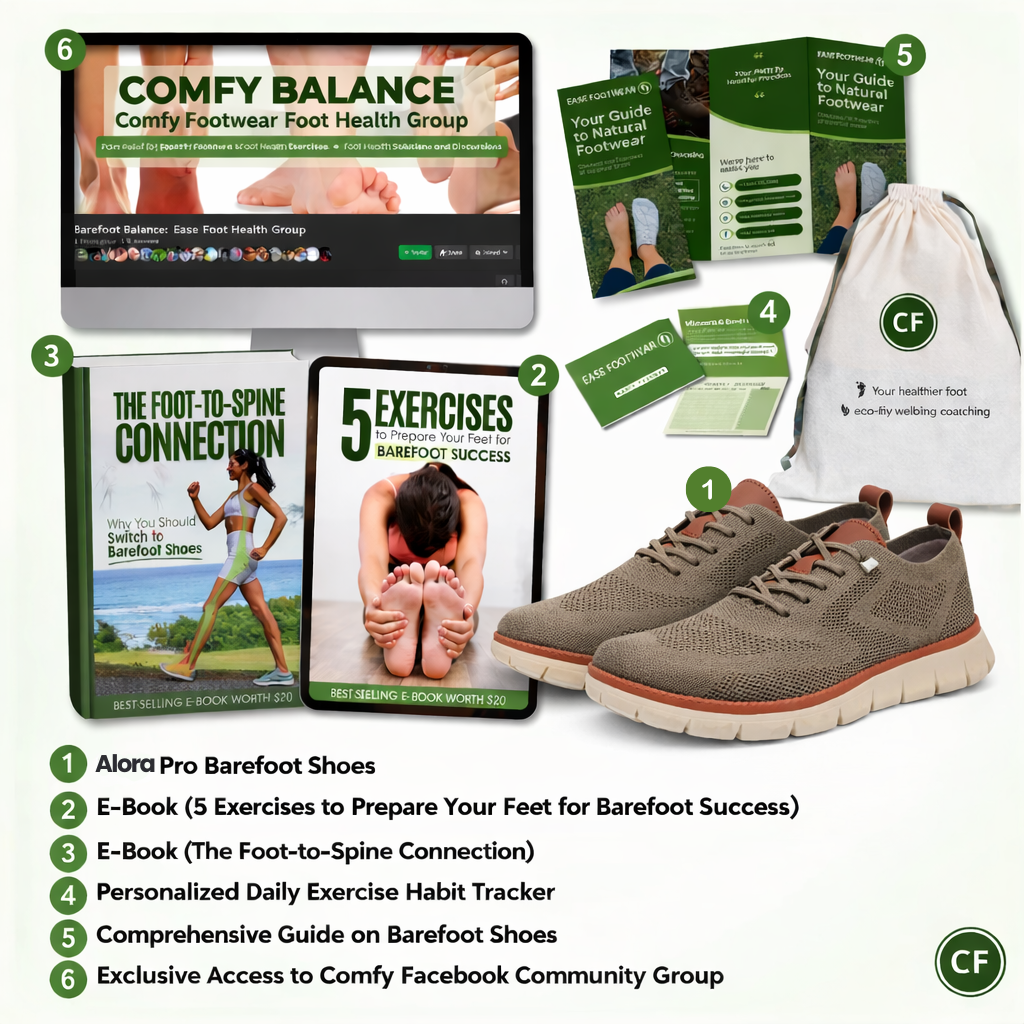 Alora Pro - All-Day Comfort & Pain-Free Barefoot Shoes (Unisex)